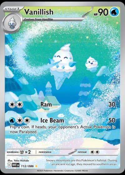 Vanillish #112/86 — White Flare