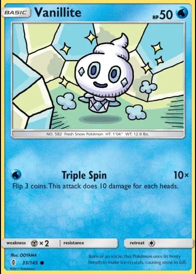 Vanillite #33/145 — Guardians Rising