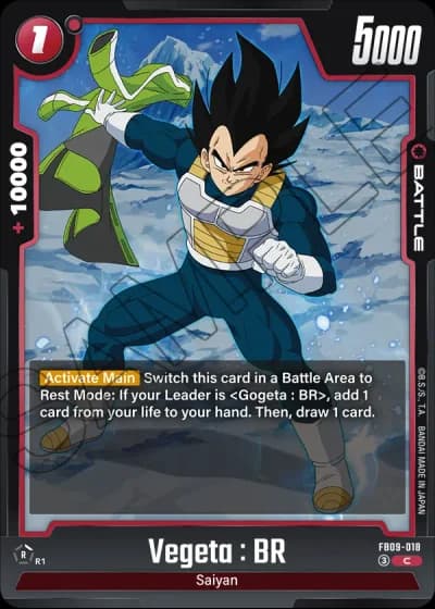 Vegeta : BR  FB09-018 — Dual Evolution (FB09)