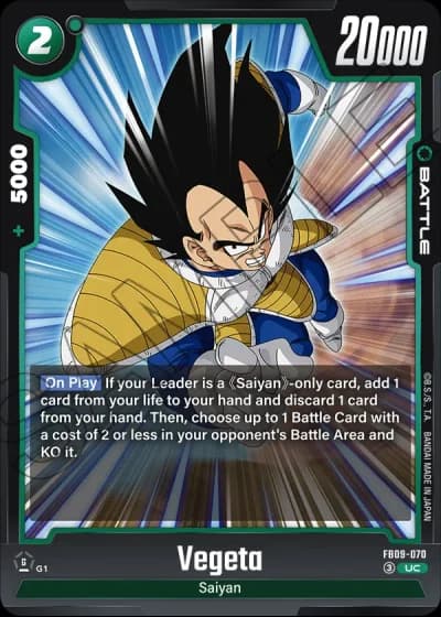 Vegeta  FB09-070 — Dual Evolution (FB09)