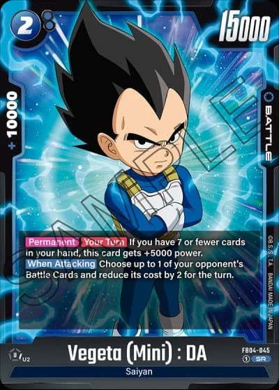 Vegeta (Mini) : DA  FB04-045 — Ultra Limit (FB04)