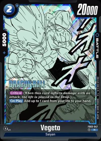 Vegeta  SB02-047 — Manga Booster 02 (SB02)