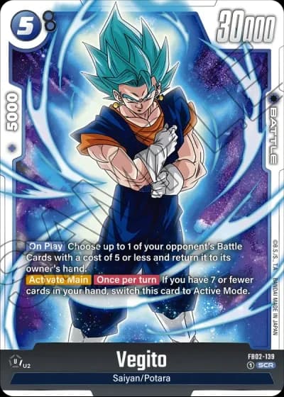 Vegito  FB02-139 — Blazing Aura (FB02)