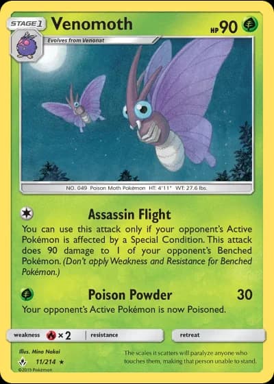Venomoth #11/214 — Unbroken Bonds