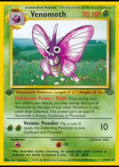 Venomoth #29/64 — Jungle
