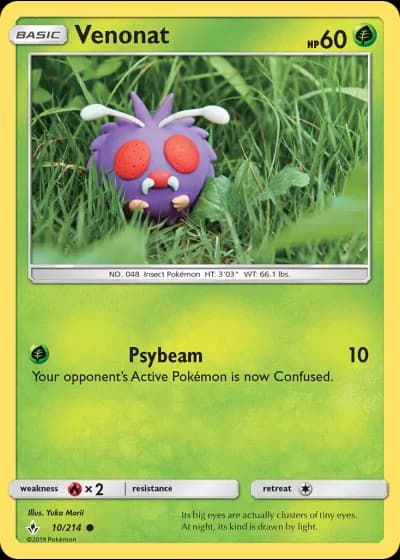 Venonat #10/214 — Unbroken Bonds