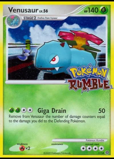 Venusaur #1/16 — Pokémon Rumble