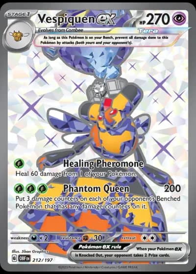 Vespiquen ex #212/197 — Obsidian Flames