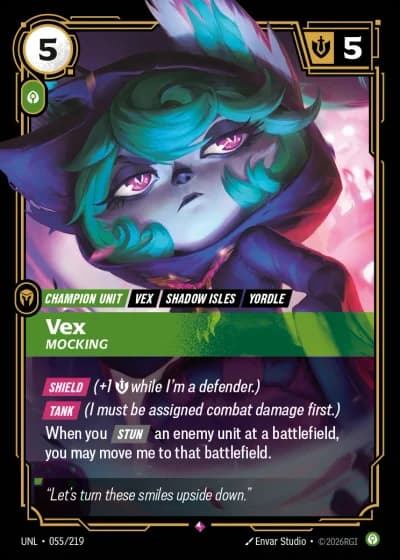 Vex, Mocking #055/308 — Unleashed