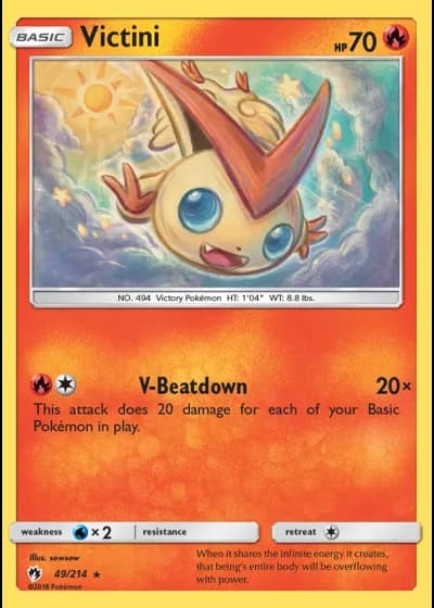 Victini #49/214 — Lost Thunder