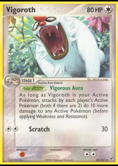 Vigoroth #50/107 — Deoxys