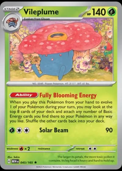 Vileplume #045/165 — 151