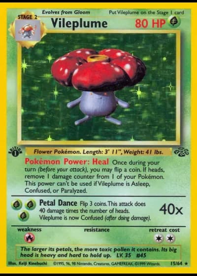 Vileplume #15/64 — Jungle
