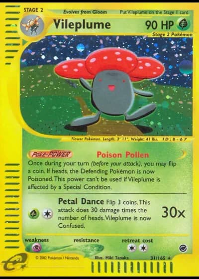 Vileplume #31/165 — Expedition Base Set