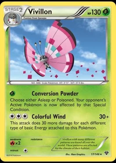 Vivillon #17/146 — XY