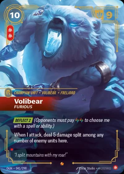 Volibear, Furious #041/352 — Origins