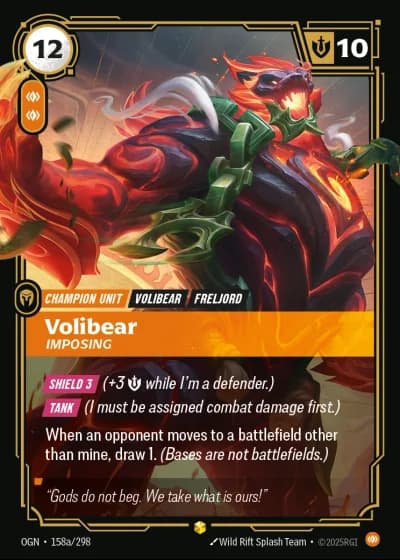 Volibear, Imposing #158a/352 — Origins