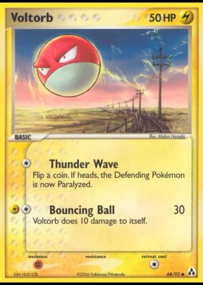 Voltorb #68/92 — EX La Leggenda di Mew