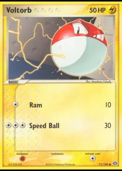 Voltorb #71/106 — Emerald