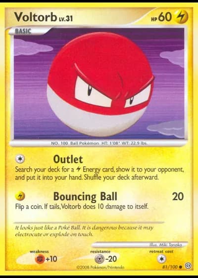 Voltorb #81/100 — Stormfront