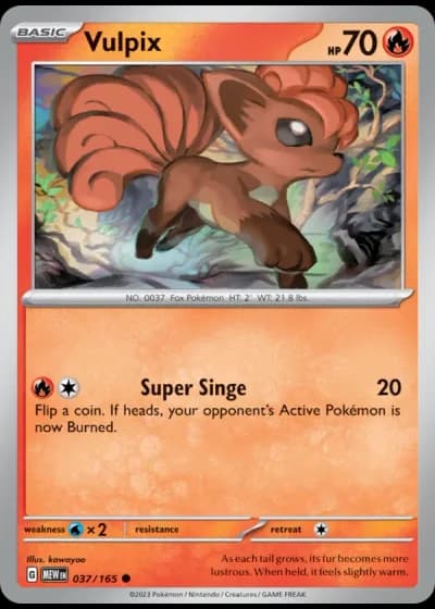 Vulpix #037/165 — 151