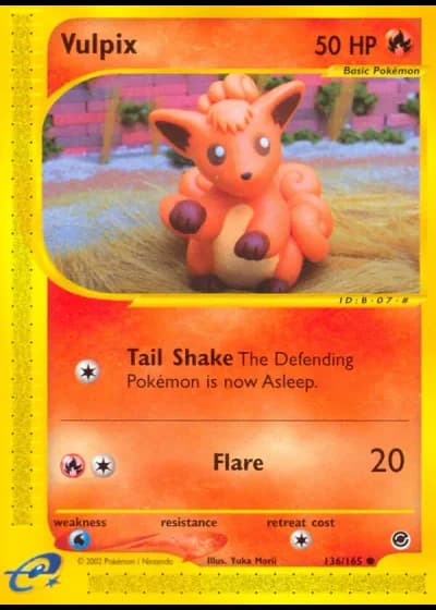 Vulpix #136/165 — Expedition Set Base