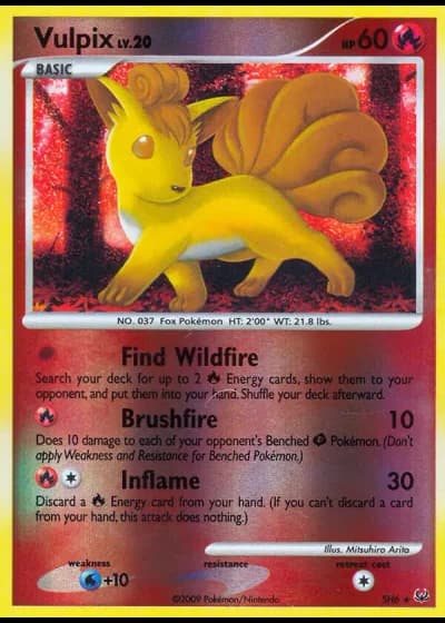 Vulpix SH6/127 — Platinum