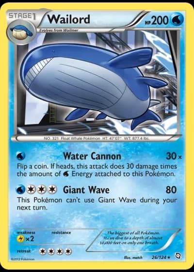 Wailord #26/124 — Dragons Exalted