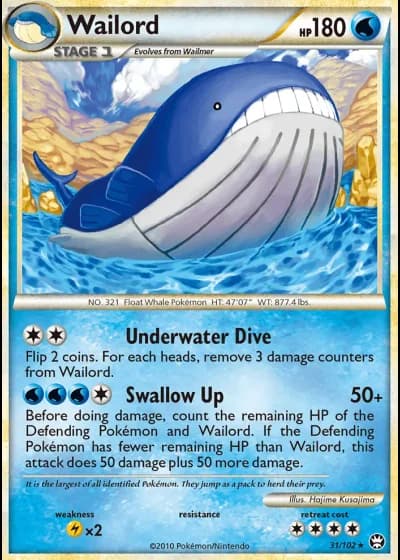 Wailord #31/102 — Triumphant