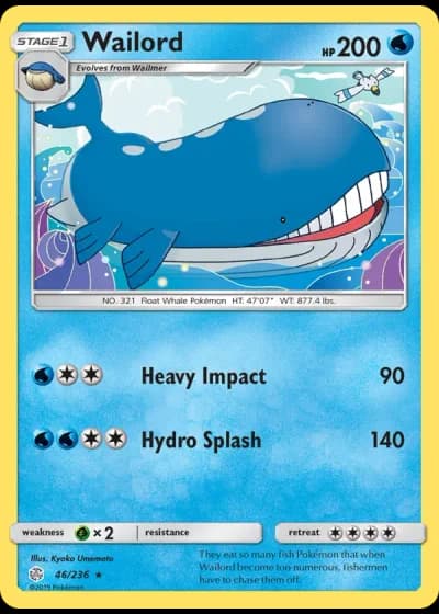 Wailord #46/236 — Cosmic Eclipse