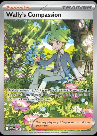 Wally's Compassion #186/132 — Mega Evolution