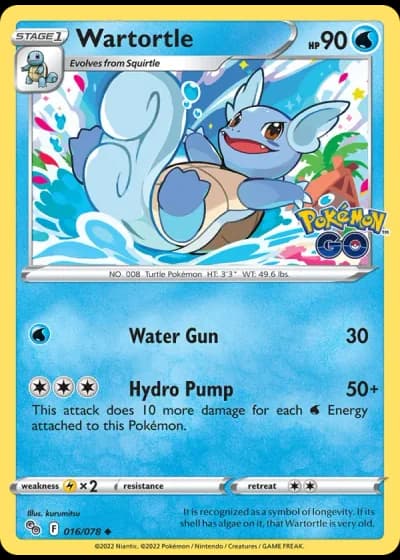 Wartortle #016/78 — Pokémon GO