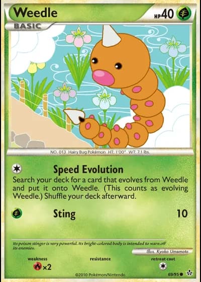 Weedle #69/95 — Unleashed
