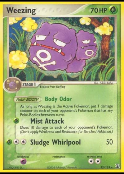 Weezing #33/113 — Delta Species