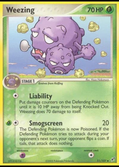 Weezing #51/107 — Deoxys