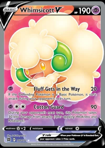 Whimsicott V #160/172 — Brilliant Stars