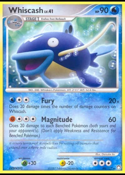Whiscash #40/123 — Mysterious Treasures