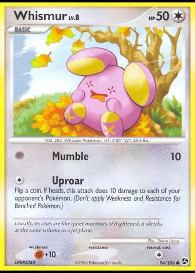 Whismur #94/106 — Great Encounters