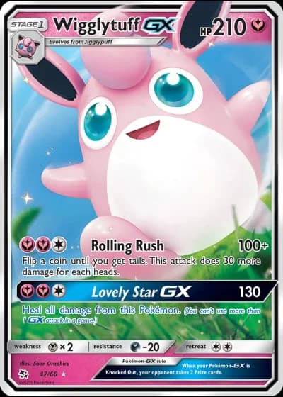 Wigglytuff GX #42/68 — Hidden Fates