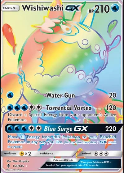 Wishiwashi GX #151/145 — Guardians Rising