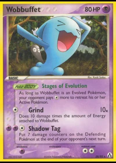 Wobbuffet #28/92 — Legend Maker