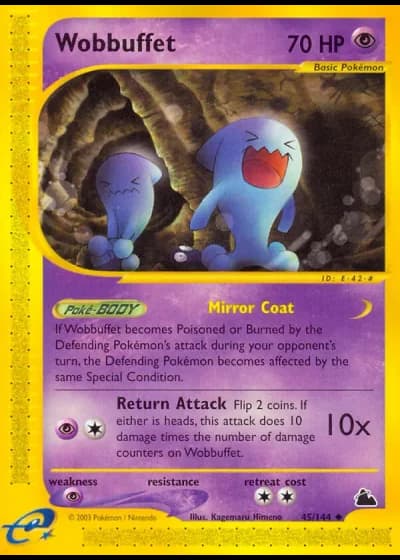 Wobbuffet #45/144 — Skyridge