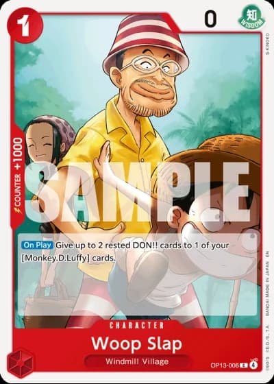 Woop Slap (OP13-006) — Carrying on His Will (OP13)