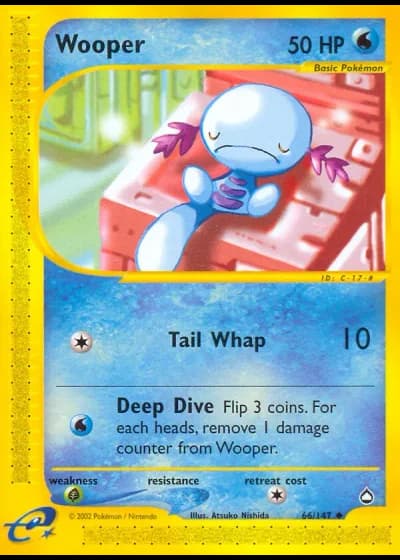 Wooper #66/147 — Aquapolis