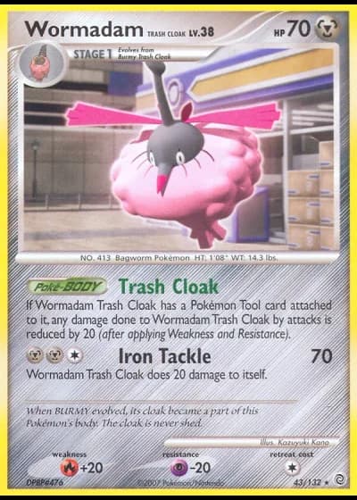 Wormadam Trash Cloak #43/132 — Prodigi Segreti