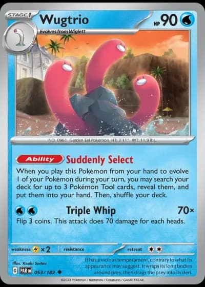 Wugtrio #053/182 — Paradox Rift