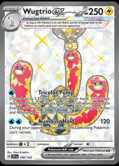 Wugtrio ex #190/162 — Temporal Forces