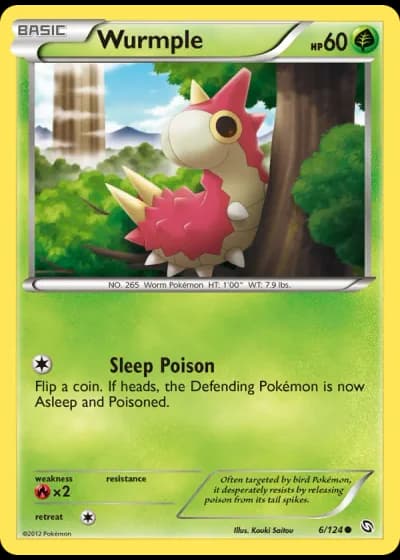 Wurmple #6/124 — Dragons Exalted
