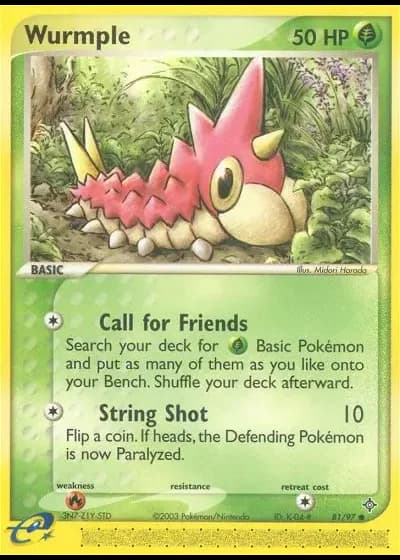 Wurmple #81/97 — Dragon