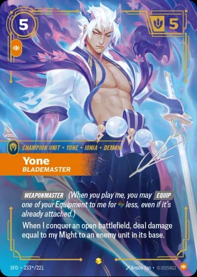Yone, Blademaster #233s/303 — Spiritforged